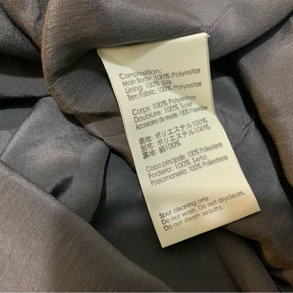 3.1 phillip lim Sequin 100 %Silk/ 100% Sole Dress Size 4 NWOT - Picture 8 of 9